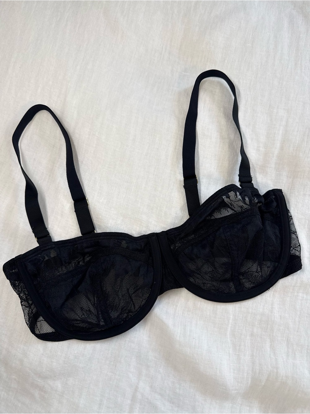 CUUP The Balconette Sheer Lace Bra
